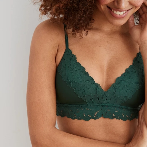 aerie Other - Aerie Real Happy Wireless Lightly Lined Bra in Sycamore Size 36B